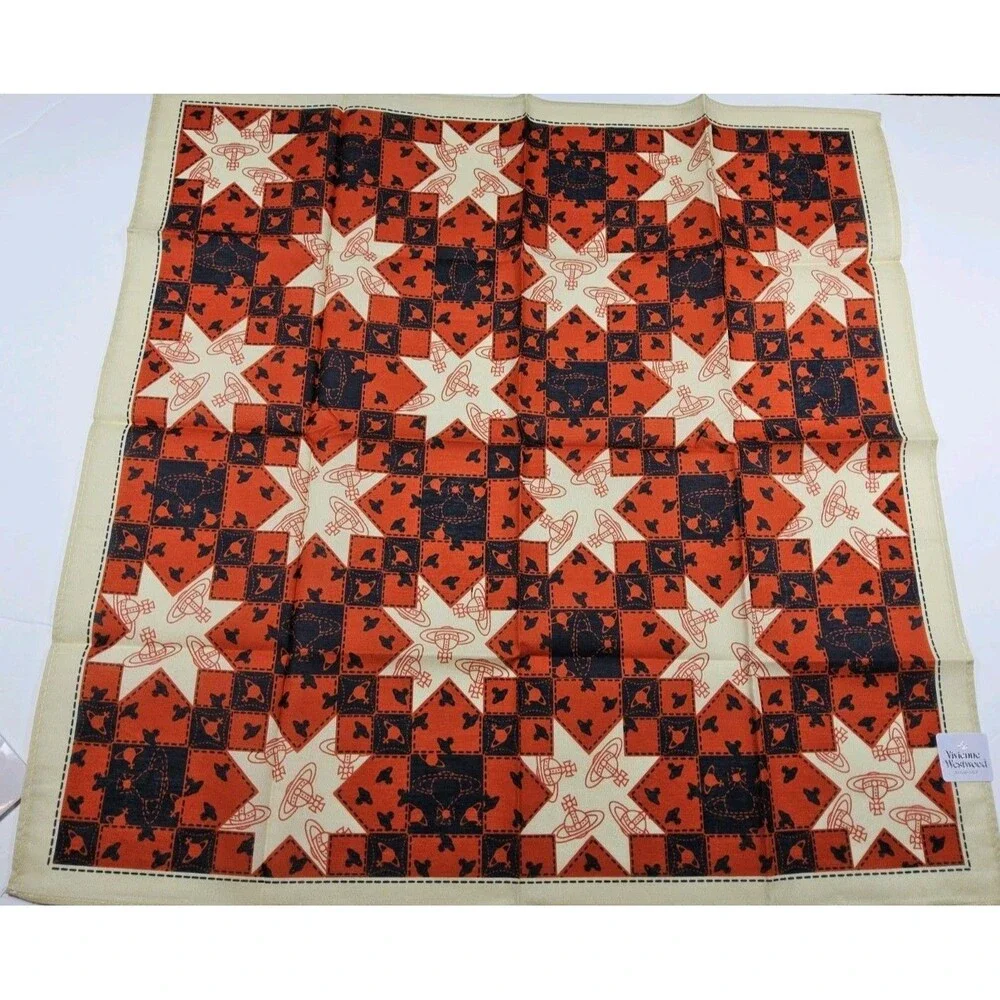 Vivienne Westwood Handkerchief Neckerchief Bandana Scarf Pocket Square Japan